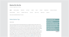 Desktop Screenshot of mamaonthego.com